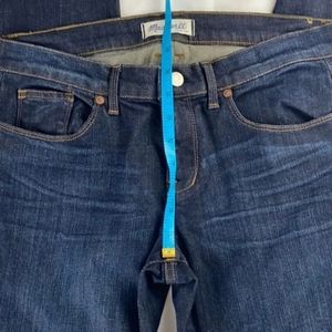 MADEWELL brand dark wash skinny jeans 28in